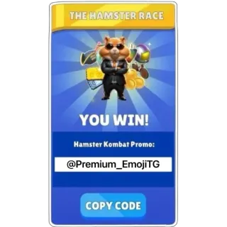 🐹 Hamster Kombat | @Premium_Emojis_Telegram telegram stickers