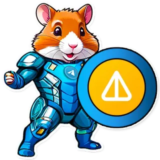 🪙 3b87d87f แฮมสเตอร์, ชุดเกราะ, โล่, การ์ตูน, มาสคอต, น่ารัก telegram sticker