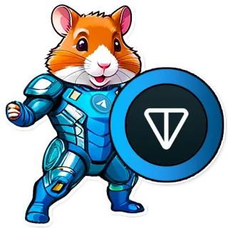 🪙 579ff64b แฮมสเตอร์, เกราะ, โล่, สัตว์, การ์ตูน, มาสคอต telegram sticker