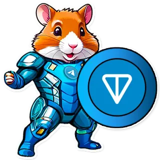 🪙 8fe40f44 แฮมสเตอร์, เกราะ, สัตว์, น่ารัก, โล่, การ์ตูน telegram sticker