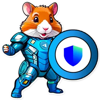 👛 cf58ba02 แฮมสเตอร์, เกราะ, โล่, การ์ตูน, มาสคอต, การป้องกัน, น่ารัก telegram sticker