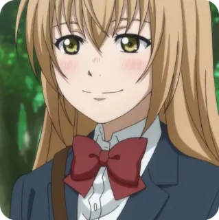 🙂 0eff6377 Anime, Fille, Uniforme, Écolière, Mignon, Dessin animé whatsapp sticker