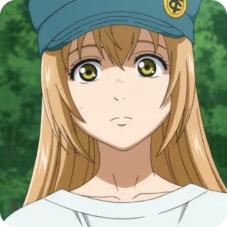 🙂 62b99fe8 Anime, Fille, Portrait, Personnage, Illustration whatsapp sticker