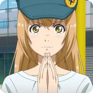 🙂 ec9507f8 Anime, Fille, Personnage, Mignon, Illustration, Oeuvre d'art whatsapp sticker