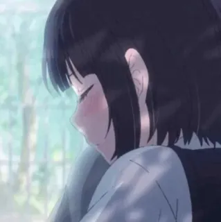 ✨ 00bfbe24 애니메이션, 소녀, 슬픈, 귀여운, 만화 telegram sticker