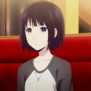 🔖 b5375ee9 อนิเมะ, ผู้หญิง, ผมสั้น, ตัวละคร, ผู้หญิง telegram sticker