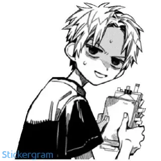 😀 0f5c9b73 anime, manga, cartoon, character, illustration whatsapp sticker