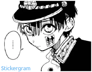 Туалетный мальчик Ханако-кун telegram stickers