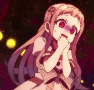 😱 831936bf Yashiro Nene Toilet-Bound Hanako-kun anime, gadis, tersipu, imut, manga, seragam sekolah telegram sticker