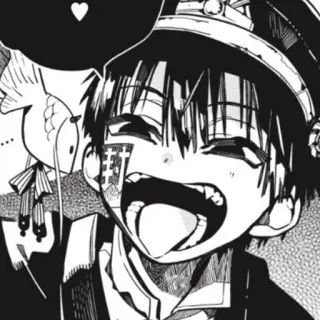 🕷 3652b87b Аниме, Манга, Мультфильм, Персонаж, Улыбается telegram sticker