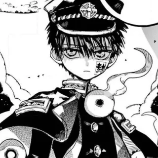 📎 3ed2a968 Hanako-kun Toilet-bound Hanako-kun Аниме, Манга, Школьная форма, Сверхъестественное, Призрак, Дух, Иллюстрация telegram sticker