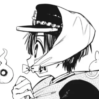 🕷 5966e7b4 Hanako-kun Toilet-bound Hanako-kun Аниме, Манга, Призрак, Персонаж, Школа, Дух, Милый, Ханако telegram sticker