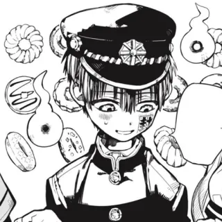 📎 674e7276 Hanako-kun Toilet-bound Hanako-kun Аниме, Манга, Призрак, Пончик, Школьная форма, Сверхъестественное telegram sticker