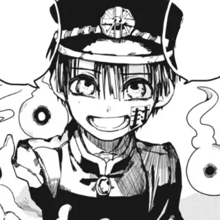 🔌 9d0400c4 Hanako-kun Toilet-bound Hanako-kun Аниме, Манга, Призрак, Школьная форма, Персонаж, Hanako-kun telegram sticker