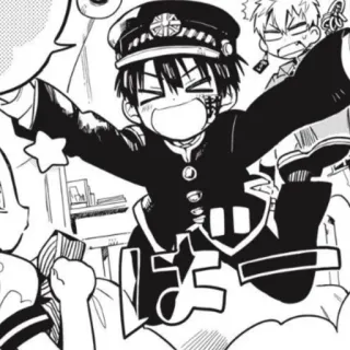 🕷 d14f8450 Hanako Toilet-Bound Hanako-kun ばっ Аниме, Манга, Ханако, Туалетный Ханако-кун, Каваий, Милый telegram sticker