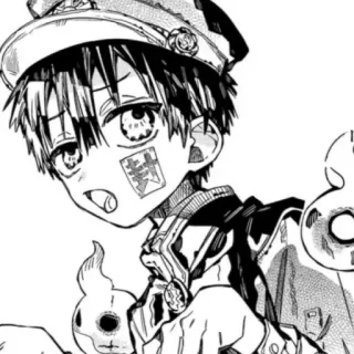 🧐 1f524354 Hanako-kun Toilet-bound Hanako-kun 애니메이션, 만화, 하나코군, 귀여운, 유령, 영혼 telegram sticker