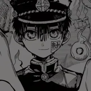 🙂 38d8c323 Hanako-kun Toilet-bound Hanako-kun 封 하나코 군, 지박소년 하나코 군, 애니메이션, 만화, 초자연, 학교 telegram sticker