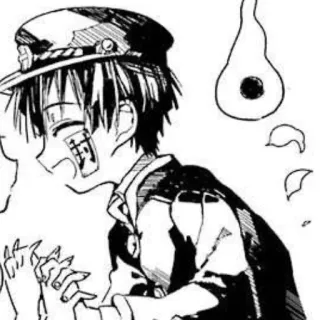 🤝 948d6d49 Hanako Toilet-bound Hanako-kun 애니메이션, 만화, 하 나코, 지박소년 하나코군, 유령, 초자연, 교복 telegram sticker