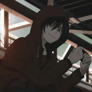 🖇 49e8b61c Аниме, Толстовка, Мужской, Персонаж telegram sticker