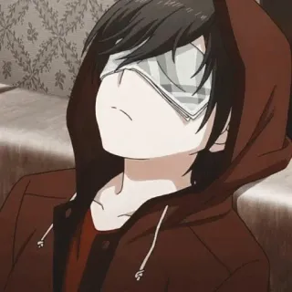 🖇 616527d4 аниме, мультфильм, толстовка, мужской telegram sticker