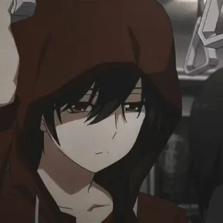 🖇 93ab538b Аниме, Парень, Толстовка, Персонаж, Иллюстрация telegram sticker