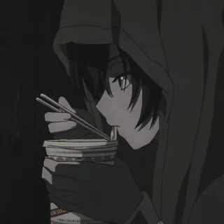 🖇 bdcd7d0f Аниме, Еда, Лапша, Худи, Палочки, Манга telegram sticker