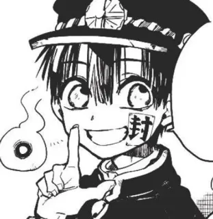 🗒 0336bbdc Hanako Toilet-bound Hanako-kun anime, manga, spirit, school, supernatural, hanako-kun whatsapp sticker