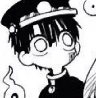 🗒 1fdba83c Hanako Toilet-Bound Hanako-kun anime, manga, hanako-kun, toilet-bound hanako-kun, character, ghost whatsapp sticker