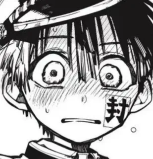 🗒 81814395 Hanako-kun Toilet-bound Hanako-kun 封 anime, manga, hanako-kun, toilet-bound hanako-kun, character, fanart, japanese whatsapp sticker