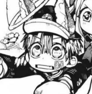 🗒 b6ebf6c9 Hanako-kun Toilet-Bound Hanako-kun anime, manga, hanako-kun, toilet-bound hanako-kun, cute, ghost whatsapp sticker