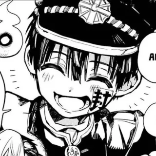 🗒 b99e9daf Hanako-kun Toilet-Bound Hanako-kun anime, manga, character, hanako, cute, smiling whatsapp sticker