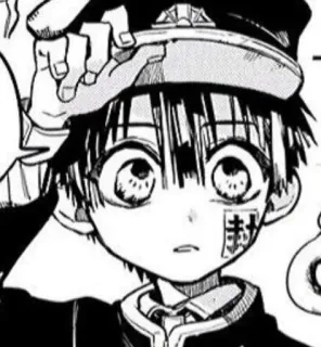 🗒 c05017d1 Hanako Toilet-bound Hanako-kun anime, manga, hanako kun, toilet bound hanako kun, character whatsapp sticker