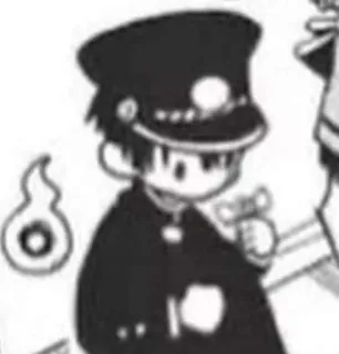 🗒 cdddd927 Hanako-kun Toilet-bound Hanako-kun anime, manga, school uniform, spirit, cute, ghost whatsapp sticker