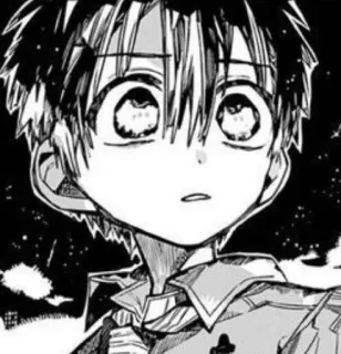 🗒 f9f98b68 Amane Yugi Toilet-bound Hanako-kun anime, manga, ghost, school, supernatural whatsapp sticker