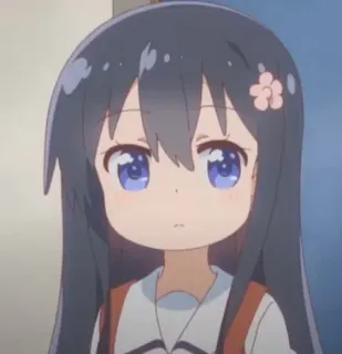 ☁️ fe5b858e Animé, Fille, Mignon, Personnage whatsapp sticker