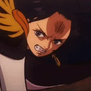 🖤 f56dd5d5 อนิเมะ, ผู้หญิง, โกรธ, ตัวละคร telegram sticker