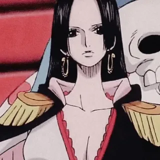 🖤 fde01d7a Boa Hancock One Piece อนิเมะ, วันพีซ, โบอา แฮนค็อก, ตัวละคร telegram sticker