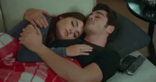 😴 daec3af5 koppel, slapen, liefde, bank, deken, romantiek telegram sticker