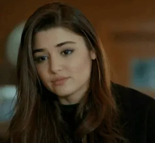 😞 02a9fe15 女人, 肖像, 人, 头发, 脸, 美丽 whatsapp sticker