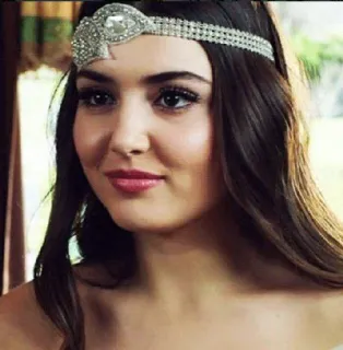 😇 ddd8b1d3 女人, 肖像, 头带, 美丽, 漂亮, 模特, 头发 telegram sticker