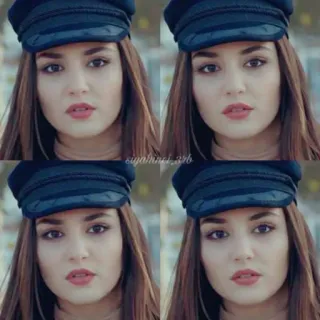 😕 0221ddb5 sigalrinc1_2rb phụ nữ, mũ, chân dung, người, tóc nâu telegram sticker