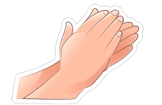 "Hands" by Oybek telegram stickers