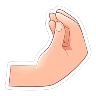 👊 c01527f0 włoski gest, mem, ręka, gest telegram sticker