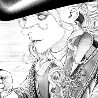 😬 1fe1fdfe Манга, Иллюстрация, Портрет, Исторический, Аниме, Мужчина whatsapp sticker