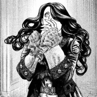 😯 67c13d0c Манга, Ужасы, Шок, Иллюстрация whatsapp sticker