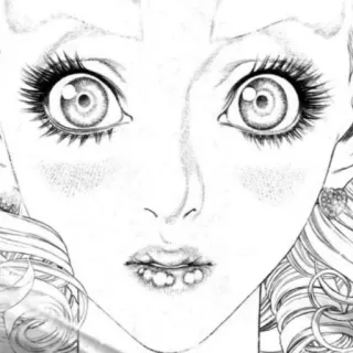 😳 a1f2a7f5 Аниме, Манга, Глаза, Девушка, Портрет, Лицо whatsapp sticker