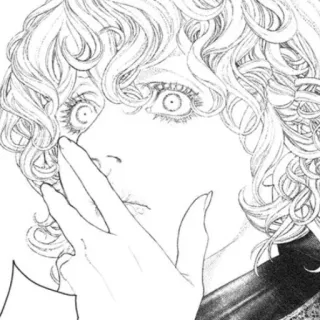 🤭 f86152a9 Манга, Аниме, Лицо, Портрет, Рисунок, Человек whatsapp sticker