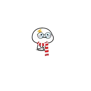 🤓 b43da5d4 Harry Potter ハリーポッター, 魔法使い, マフラー, メガネ, 漫画, 魔法 whatsapp sticker