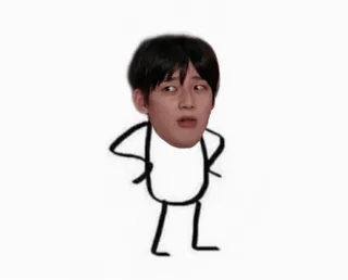 🥴 86d40029 naklejka, mem, śmieszne, patyczak, twarz telegram sticker