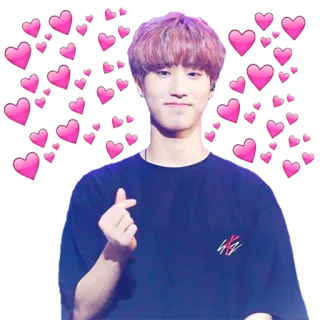 ❤️ 4f358dfc K-pop, Idole, Coeur, Amour, Mignon, Coréen, Fan, Stray Kids telegram sticker